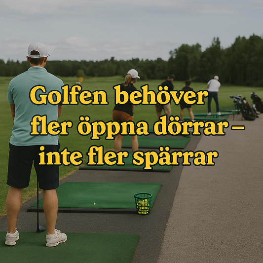 Låt det vara enkelt att börja spela golf